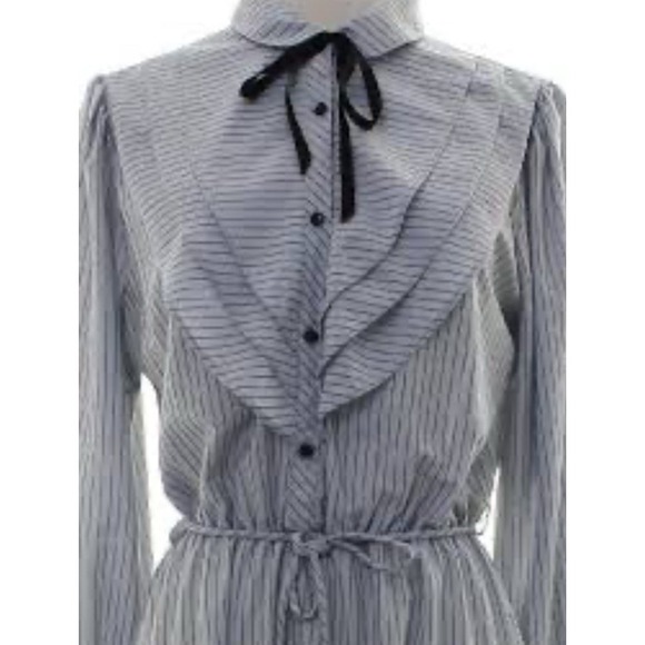 Vintage Sears the Fashion place 70's striped dress m/l - Picture 11 of 12